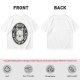 Olive t-shirt with 'Embrace the Existential Dread' screaming cat graphic