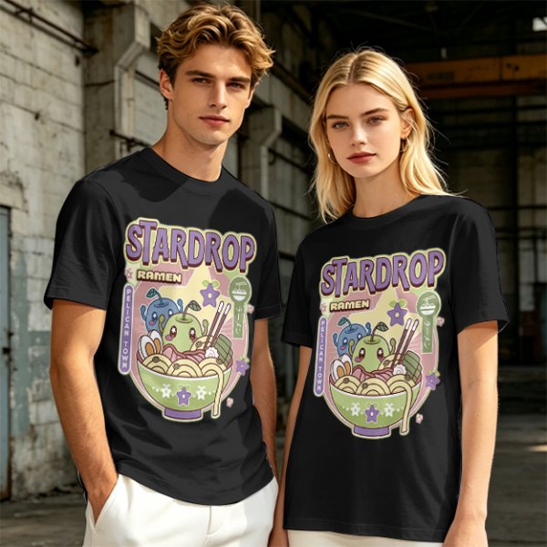 Stardrop Ramen Pelican Town Cute Graphic T-Shirt