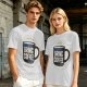 Olive Green Graphic T-Shirt With Bring Coffee Mug Print