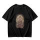 Olive T-Shirt With Totoro and Small Spirits Graphic Print