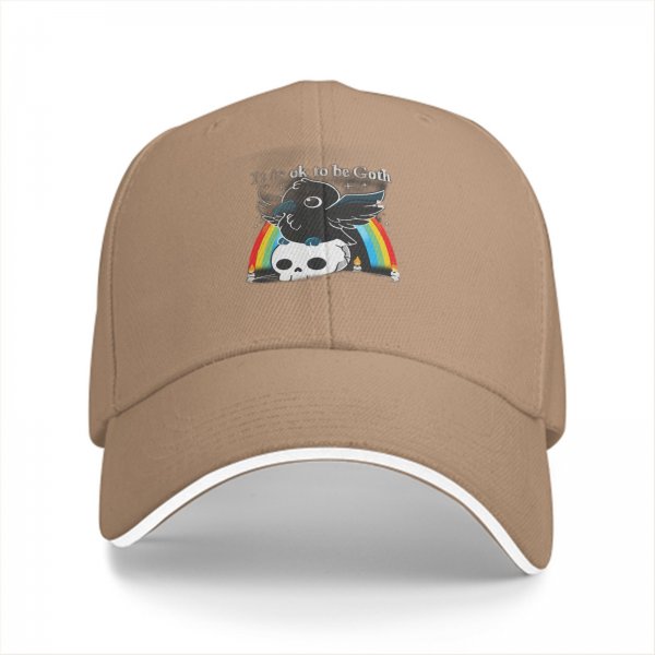 It is ok to be Goth graphic baseball cap
