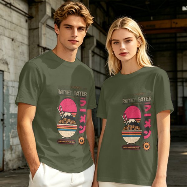 Professional Ramen Eater Retro Graphic T-Shirt Design
