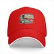 Black baseball cap with retro computer 'just another kind of day' print
