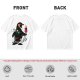 Olive T-Shirt With Cosmic Penguin And Ice Cream Print