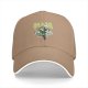 Black baseball cap with water-themed character graphic and Japanese text