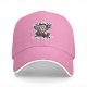 Black baseball cap with 'Not Sweet Just Salty' dancing popcorn graphic