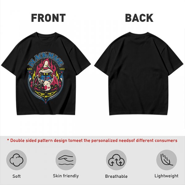 Black Mage Vivi Graphic Tee for Final Fantasy Fans