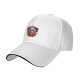 Black Baseball Cap With Cute Halloween Witch Cat Jack O Lantern Design