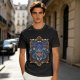 Olive T-Shirt With Fantasy Beholder Monster Graphic Print