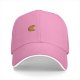Black Baseball Cap With Retro Pac-Man Graphic Design