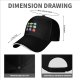 Black Baseball Cap With Star Wars Themed Conversation Hearts