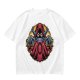 Orc-like magical creature graphic olive green t-shirt