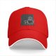 Black Baseball Cap With Totoro Family Line Art Print