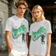Olive Green Graphic T-Shirt with Wizomania Wizard Print