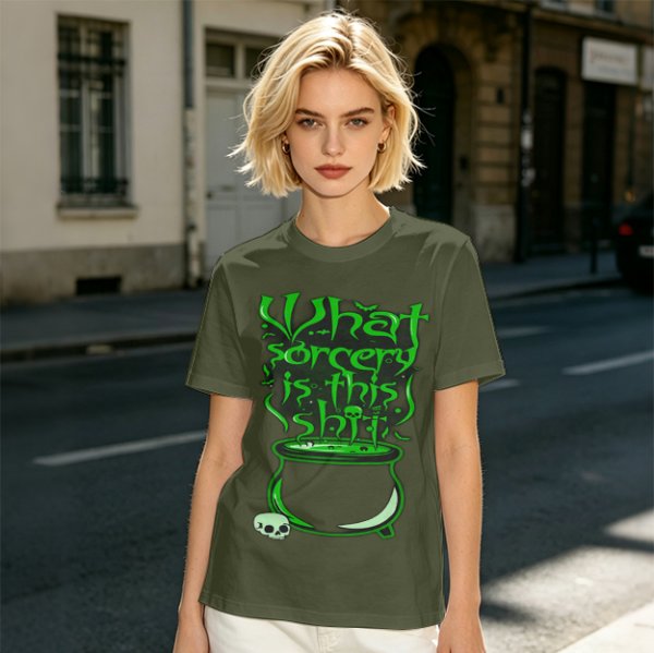 What Sorcery Is This Cauldron Graphic T-Shirt
