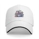 Black Baseball Cap With Studio Ghibli Character Group Print