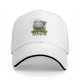 Black baseball cap with funny admitting wrong cat graphic