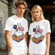 Olive T-Shirt With Sad Sushi Character Saying Thanks Chef Print