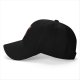 Black baseball cap with funny mood swing cherry graphic print