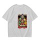 Olive t-shirt with creepy Teletubbies 'Always Say Bye-bye' print