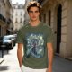 Olive T-Shirt With Sorcerer Mickey Starry Night Artwork