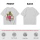 Olive Graphic T-Shirt With Evil Vegetable Characters Design