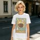 Oversized Dark Green T-Shirt With The Coffee Tarot Card Style Print