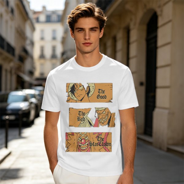 One Piece The Good The Bad The Star Clown Graphic T-Shirt