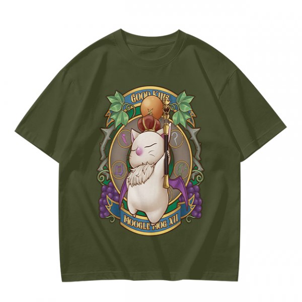 King Moogle Graphic Olive Green T-Shirt