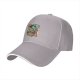 Black Baseball Cap With Retro Crow Coffee Machine Graphic