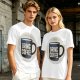 Olive Green Graphic T-Shirt With Bring Coffee Mug Print