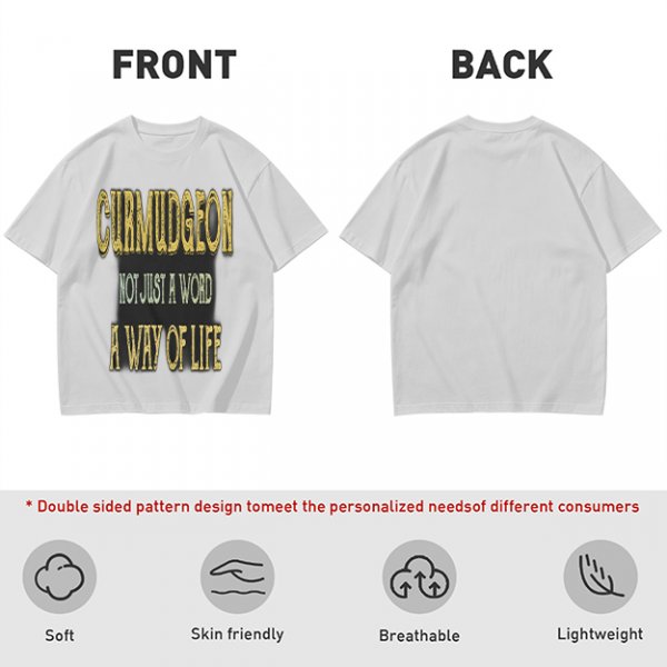 Curmudgeon Not Just A Word A Way Of Life Graphic T-Shirt