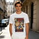 Treasure Hunter Wanted Cat Graphic T-Shirt Design