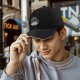 Black baseball cap with Ghostface 'Talk Spooky To Me' horror print