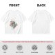 Olive T-Shirt With Whimsical Space Themed Cartoon Print
