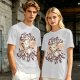 Olive t-shirt with 'More Coffee Less Drama' and moka pot graphic