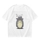 Olive T-shirt with Angry Totoro Graphic Print