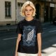 Olive T-Shirt With Attack on Titan Survey Corps Wings Print
