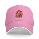 Black Baseball Cap With Red Vintage Warrior Graphic Print
