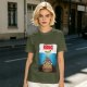Olive T-Shirt With Cartoon Kong Banana Water Print