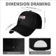 Black baseball cap with 'It Probably Can Get Worse' graphic print