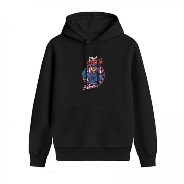 Make Eternia Great Skeletor Graphic Black Hoodie