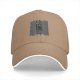 Black baseball cap with iconic Unknown Pleasures graphic print