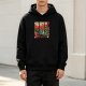 Black hoodie with Thor and Hulk comic book style graphic