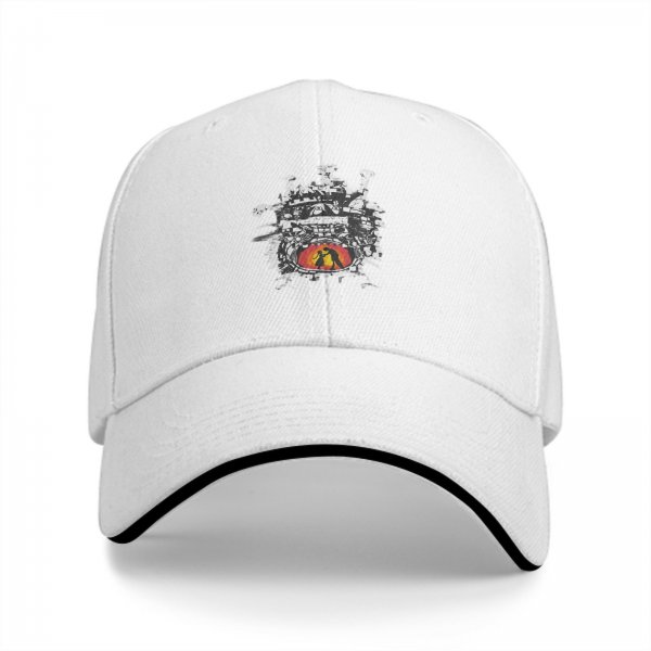 Black Baseball Cap With Howl's Moving Castle Inspired Print