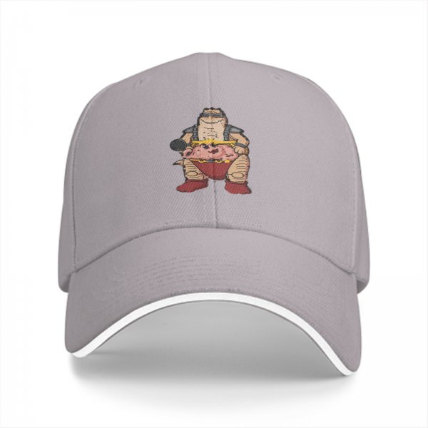 Black Baseball Cap With Krang From Teenage Mutant Ninja Turtles Print