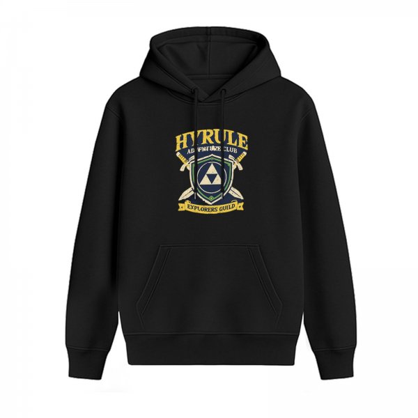 Hyrule Adventure Club Explorers Guild Black Hoodie