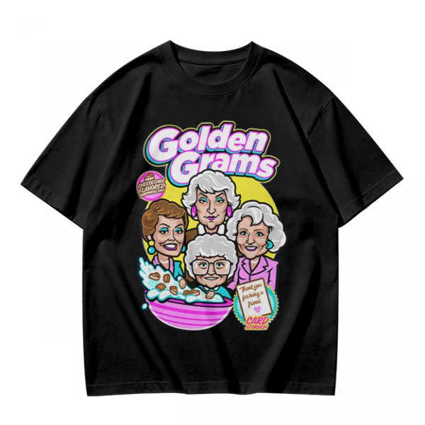 Golden Grams Themed Graphic T-Shirt Featuring The Golden Girls