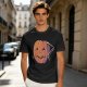 Olive Halloween T-Shirt with Skeleton Arm Jack-o'-Lantern Graphic