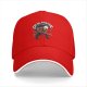 Black Baseball Cap With Devil Hunter Dante Graphic Print